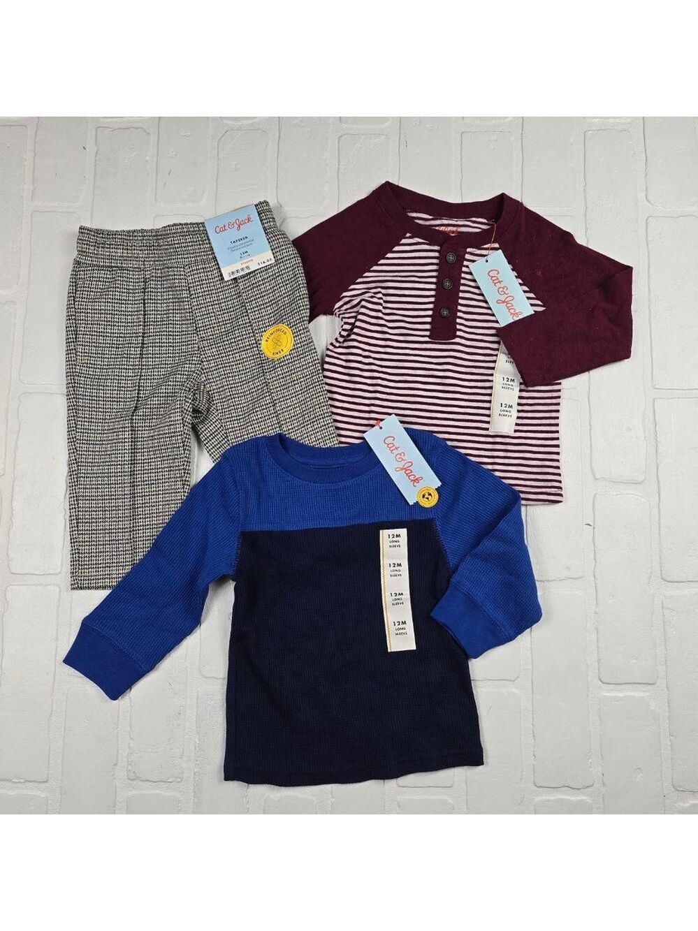 Cat & Jack Boys 3 piece Bundle Size 12Months